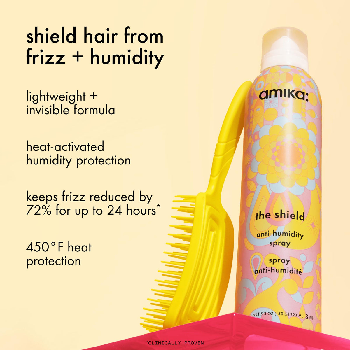 amika nozzle close-up showing spray mechanism for even coverage