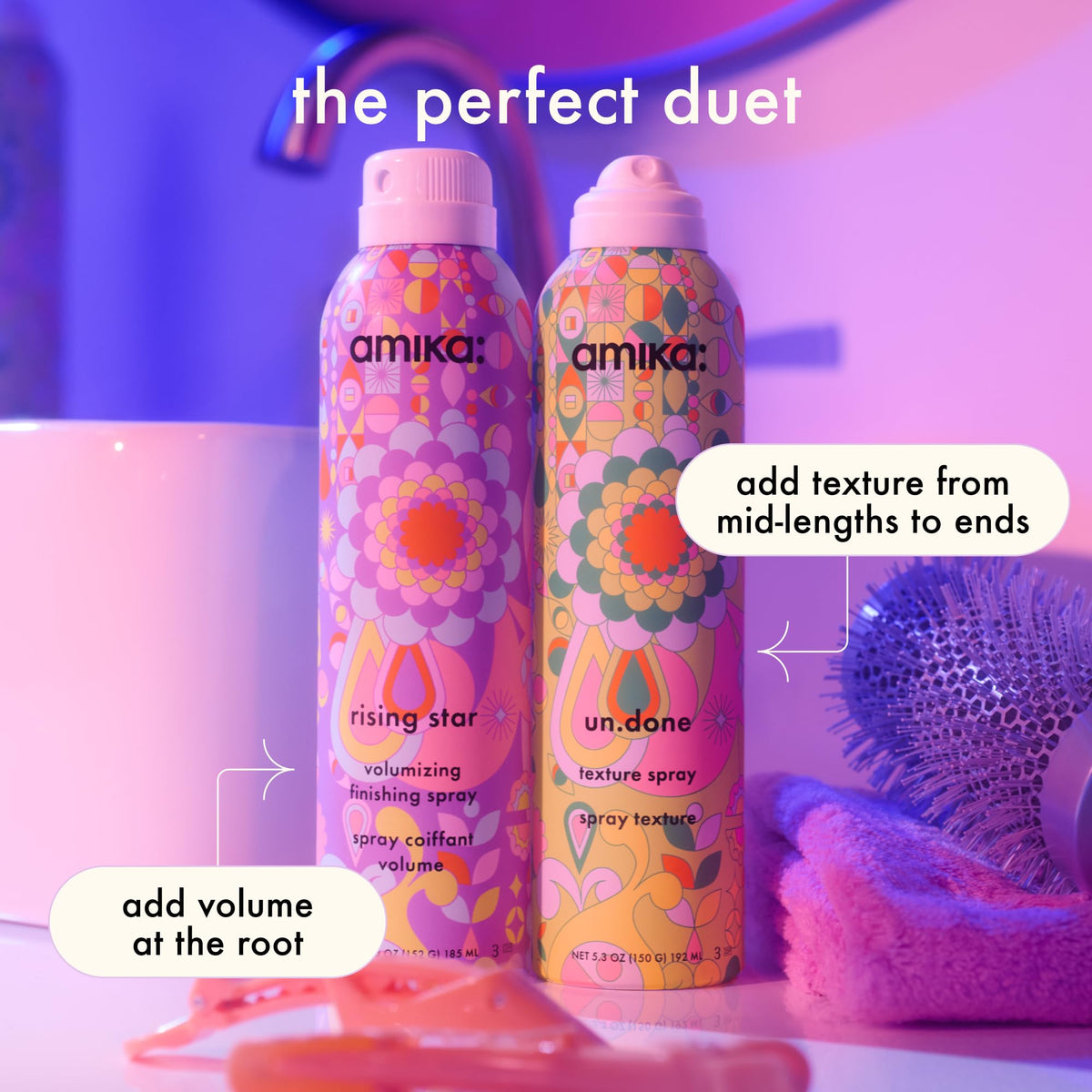 amika texture product shot reveals lightweight formula texture
