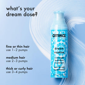Amika tube in hand showing actual size for travel-friendly convenience