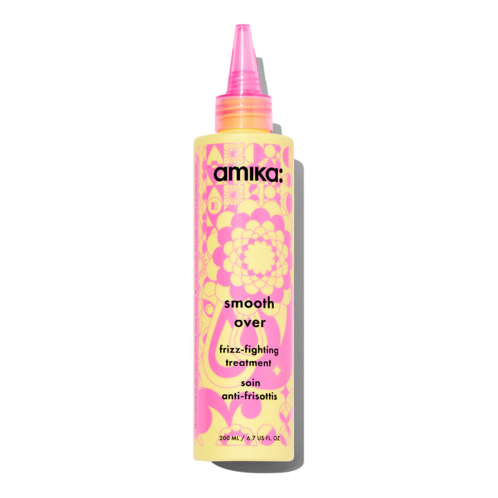 amika front packaging displaying product and quick frizz benefits