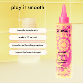 amika creamy mask texture close-up showing silky consistency and spreadability