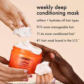 amika creamy mask texture close-up showing rich consistency for deep hydration