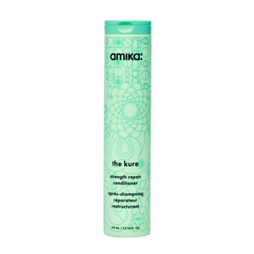 amika bottle front view showing product branding and easy identification