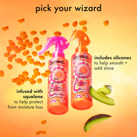 Amika primer texture drop illustrating lightweight spreadable formula benefit