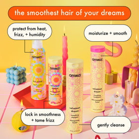 amika on bathroom vanity styled with accessories for daily routine benefit