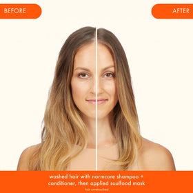 amika wizard primer spray mist in use showing detangling action and frizz control