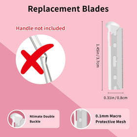 AMILKME blades on bathroom counter demonstrating daily grooming readiness