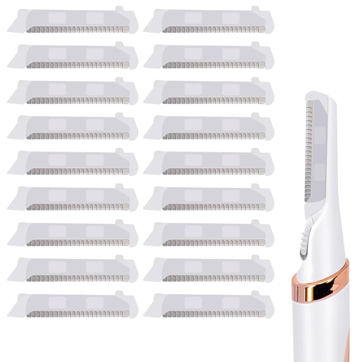 AMILKME front packaging showing 18-pack replacement blades, convenient supply