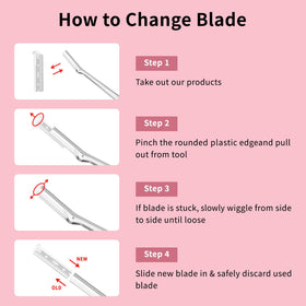 AMILKME open box revealing twenty sealed replacement blades for long-term use