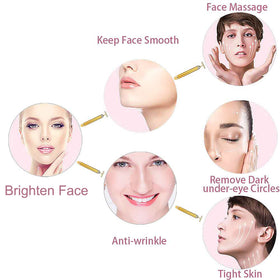 Amirce closeup of 3D roller texture for precise facial contouring benefit