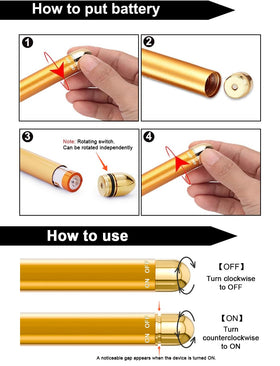 Amirce T‑wand applying serum while vibrating to boost skincare absorption