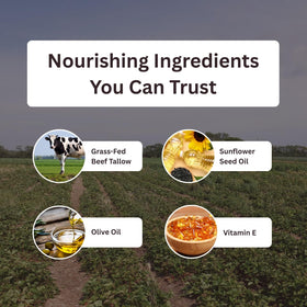 Amish Farms applying cream to hand demonstrating hydrating benefit