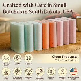 Amish Farms ingredients label close-up showing bentonite clay callout