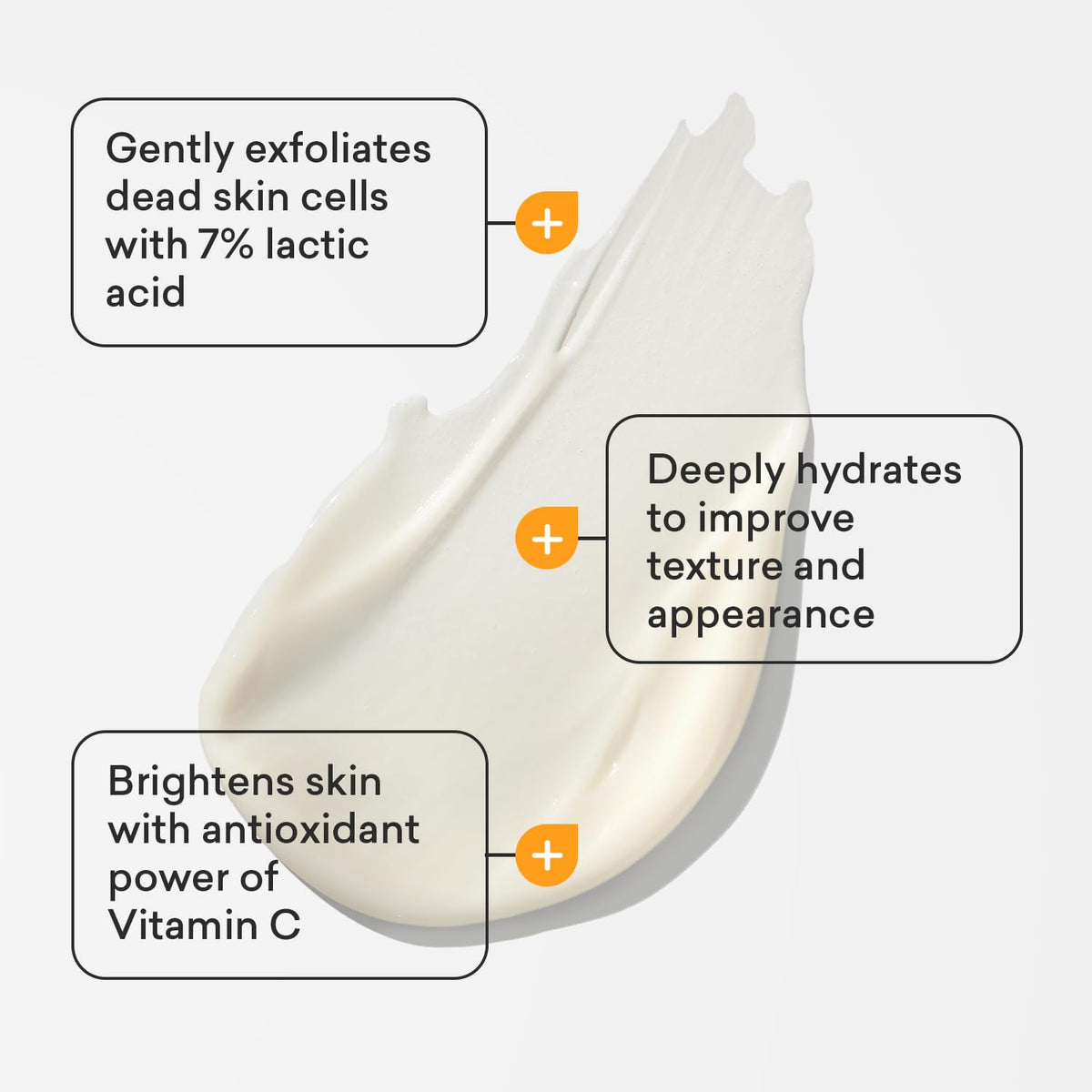 AmLactin applied to arm demonstrating smoothing and hydration
