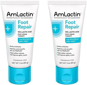 AmLactin open tube revealing creamy texture and concentrated formula for deep hydration