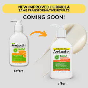 AmLactin on bathroom shelf styled for daily skincare routine
