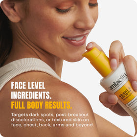 Amlactin bottle on bathroom counter suggesting daily skincare routine benefit