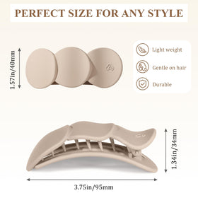 Amlaidu worn on side hair demonstrates discreet, comfortable hold