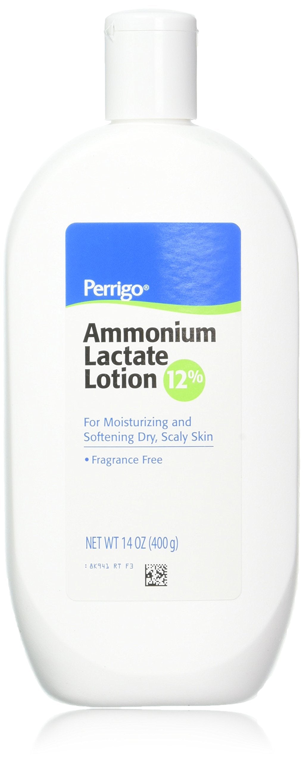Ammonium 12% lotion front packaging showing flip‑top and label, easy dispensing benefit