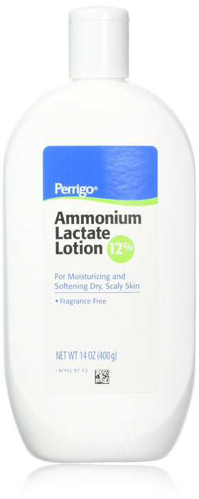 Ammonium 12% lotion front packaging showing flip‑top and label, easy dispensing benefit