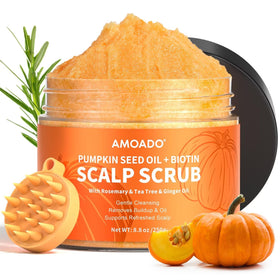 AMOADO front jar showing label and clean packaging for effective scalp care