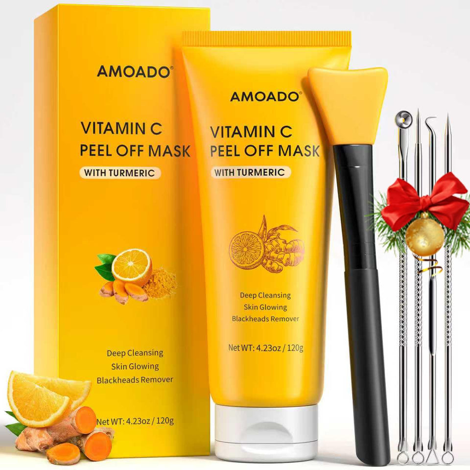 AMOADO front packaging showing product name and benefits for clearer pores