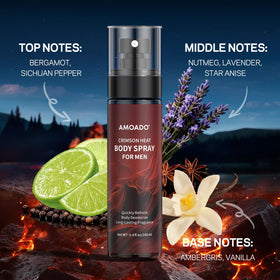 AMOADO mist spray texture in action demonstrating lightweight feel
