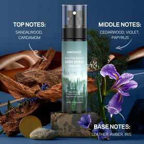 AMOADO cans inside gym bag showing travel-friendly, compact size