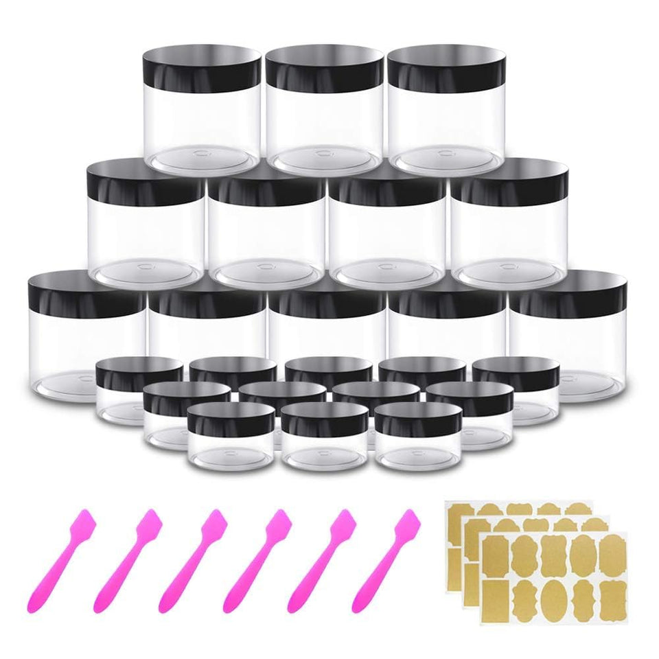 AMORIX front packaging display showing full jar set and accessories for organized storage