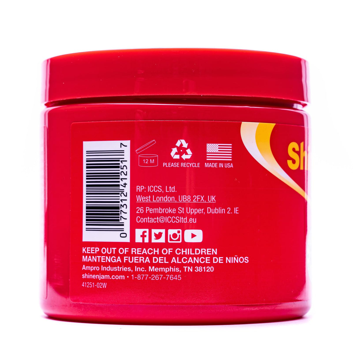 AmPro jar next to everyday item illustrating 16oz size and value for frequent use