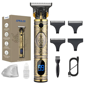 AMULISS clipper front view with LED display shows battery level benefit