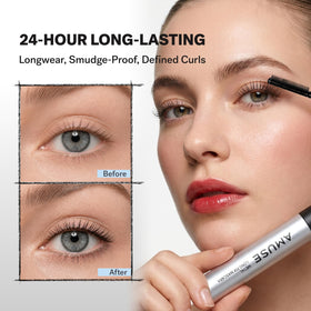 AMUSE before and after lash comparison for visible definition