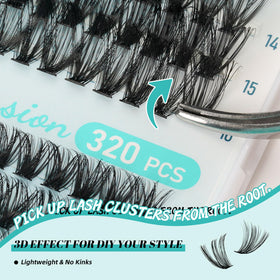 AMZGIRL LASH applicator tweezers in hand for precise placement