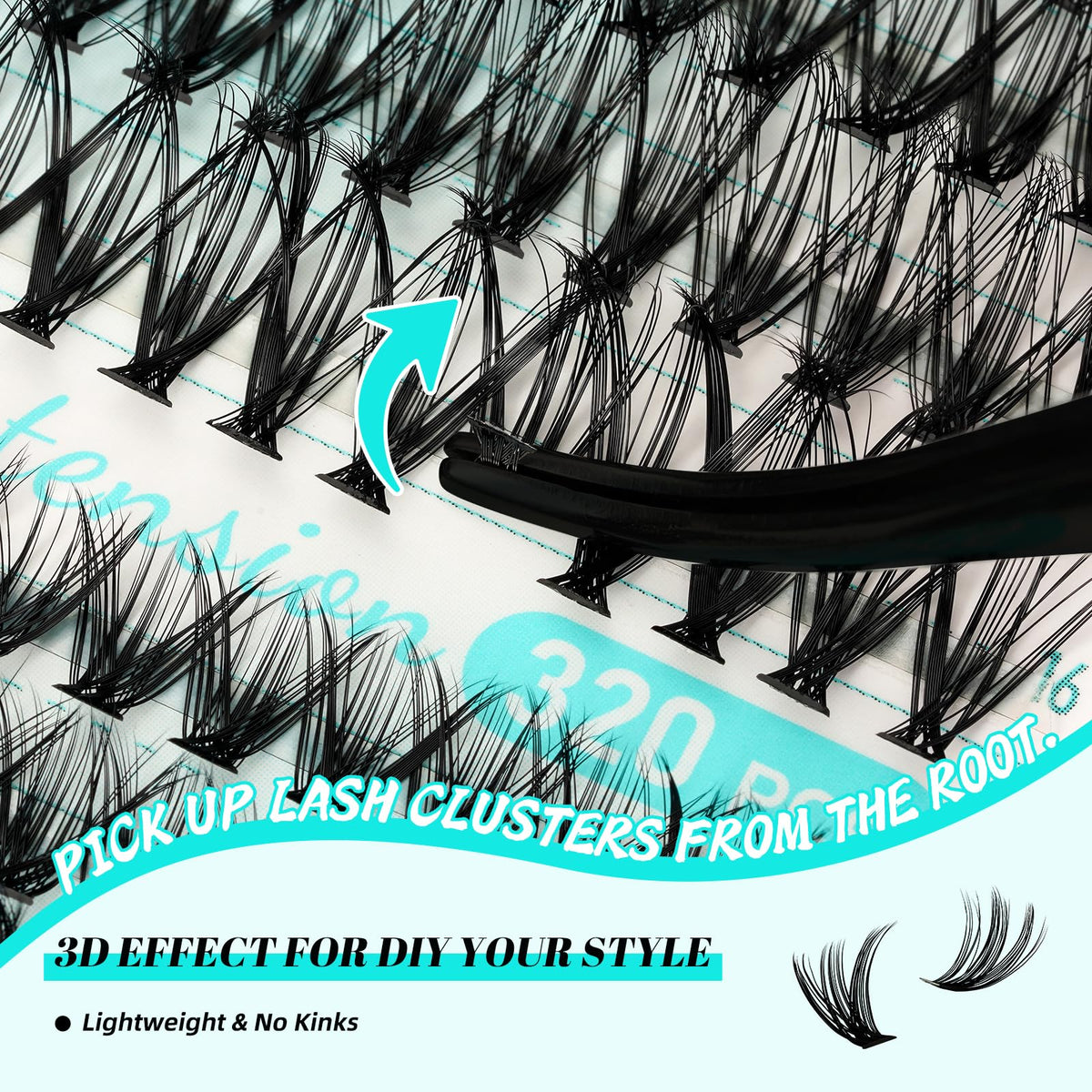 AMZGIRL LASH bond and seal bottles demonstrating secure long-lasting hold