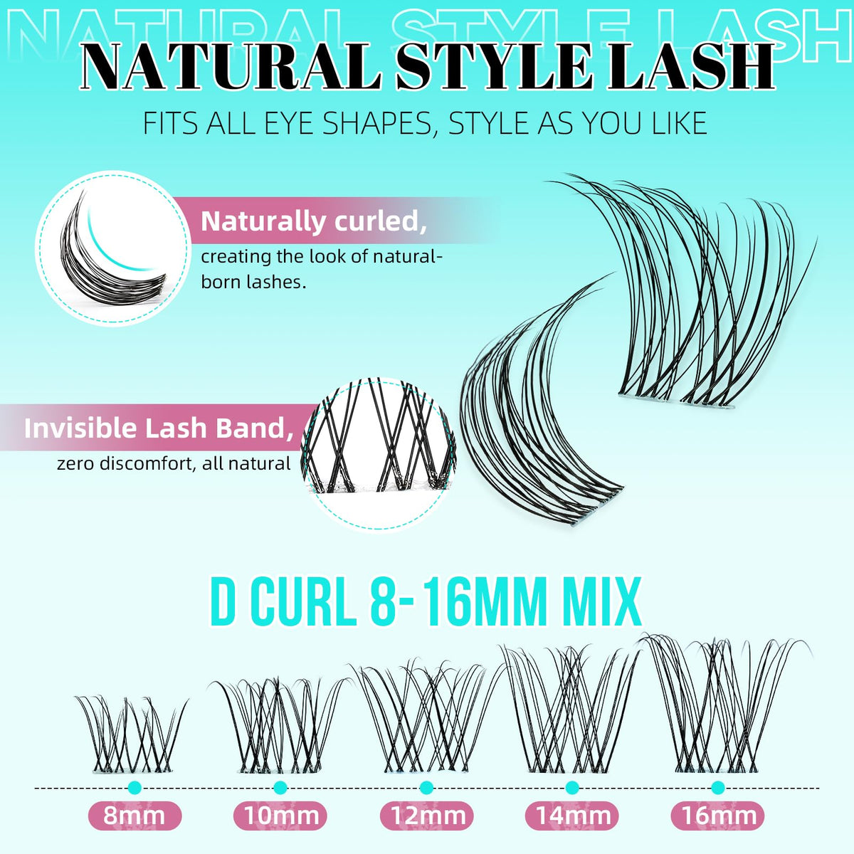 AMZGIRL LASH close-up of lash fibers highlighting soft texture and lightweight comfort