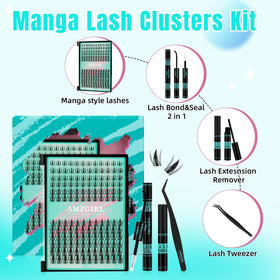 AMZGIRL LASH cluster close-up revealing invisible band and soft fibers for natural blend