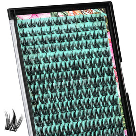 AMZGIRL LASH front packaging showing 140-piece cluster kit and model benefits