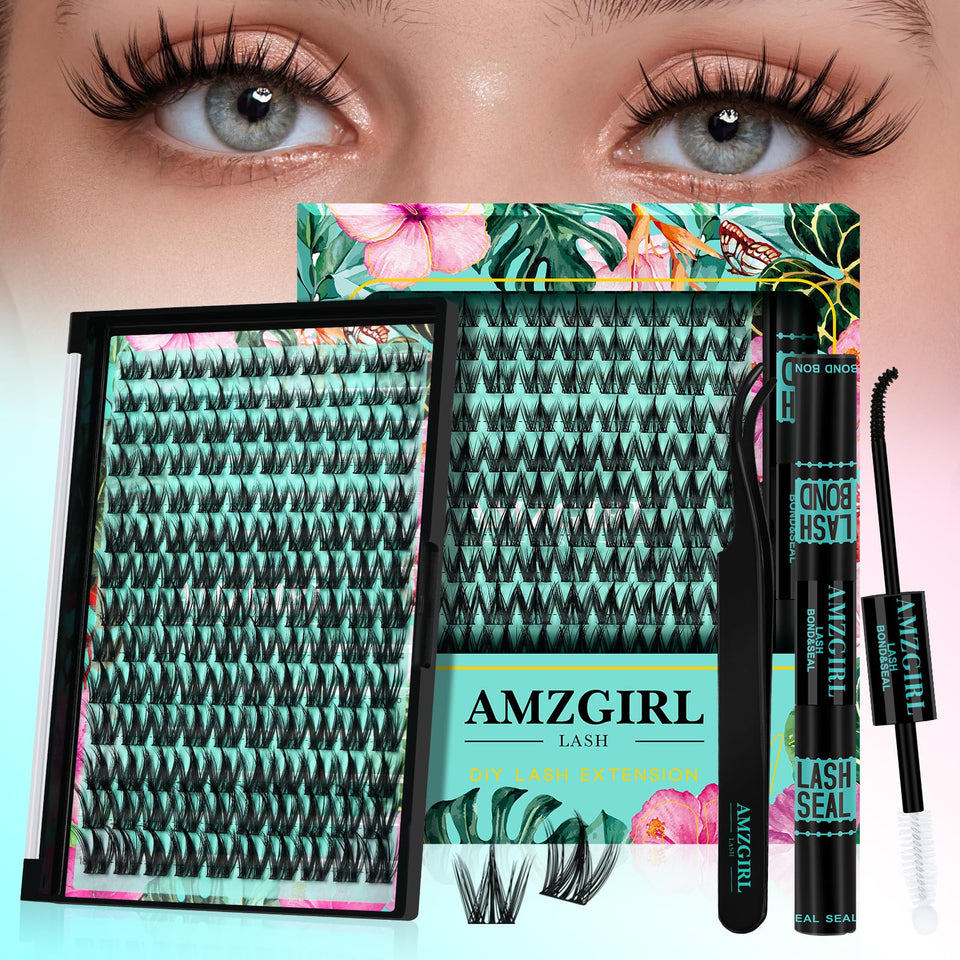 AMZGIRL LASH front packaging showing full kit and contents