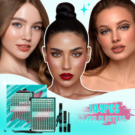 AMZGIRL LASH finished makeup look emphasizing fuller, anime-inspired eyes