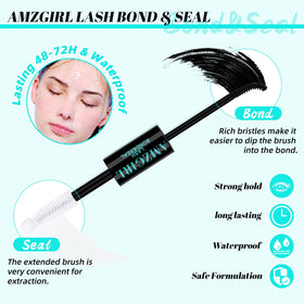 AMZGIRL LASH remover and precision tweezers showing gentle safe removal