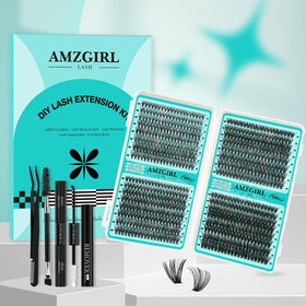 AMZGIRL LASH gentle remover in use dissolving bond for safe cluster removal