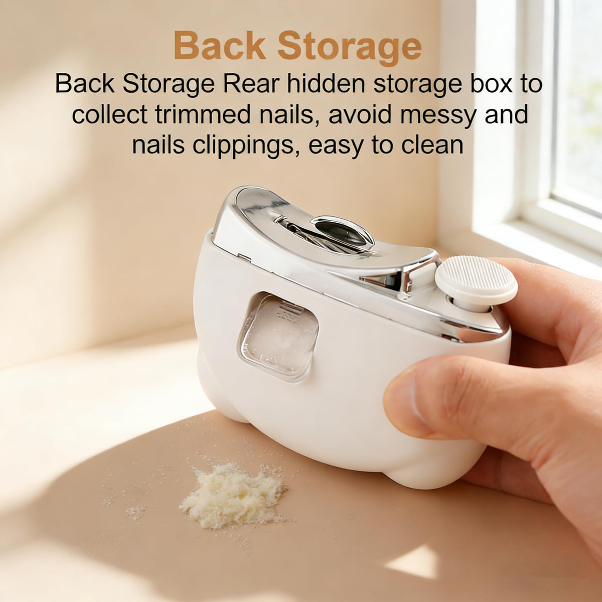 AMZKISS ergonomic grip profile for comfortable, slip-resistant handling