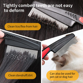 AMZWISH comb held in hand showing size and easy travel convenience