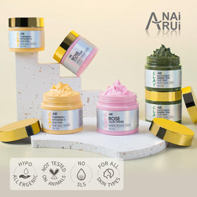 ANAI RUI spa set styled on bathroom shelf for self-care gifting