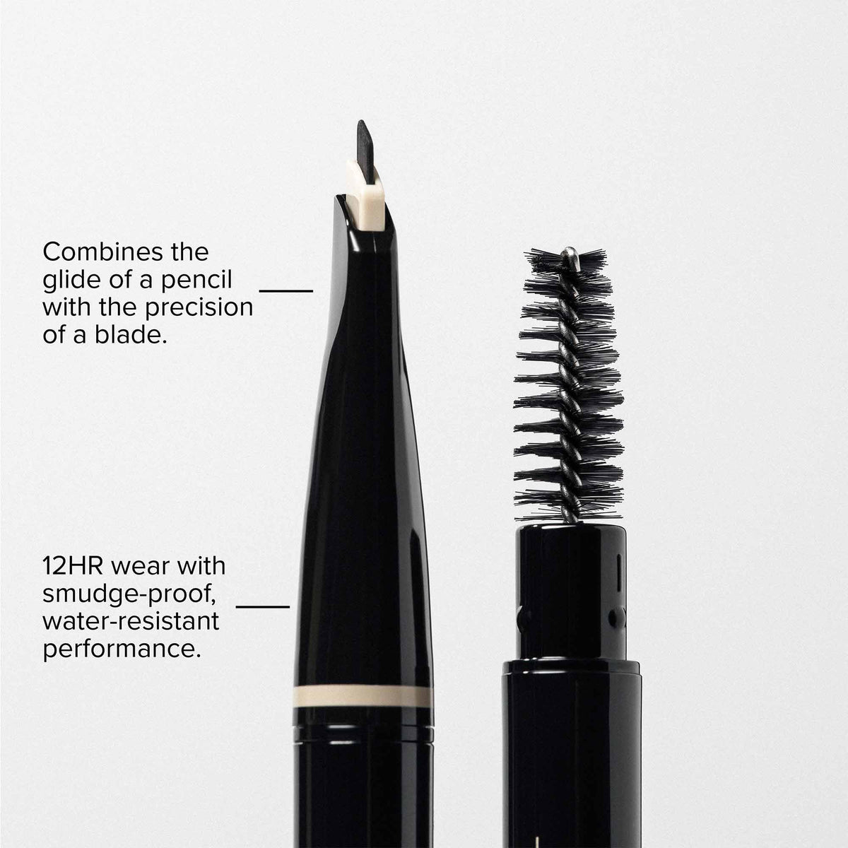 Anastasia Beverly Hills spoolie blending strokes for a polished laminated finish