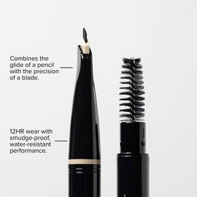 Anastasia Beverly Hills ArchiBrow paired with spoolie showing blending technique for lifted laminated brows
