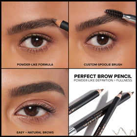 Anastasia Beverly Hills before and after brows demonstrating fill and natural-looking definition benefit