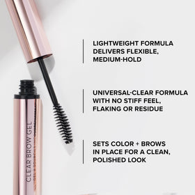 Anastasia Beverly Hills model with groomed brows showcasing natural polished benefit