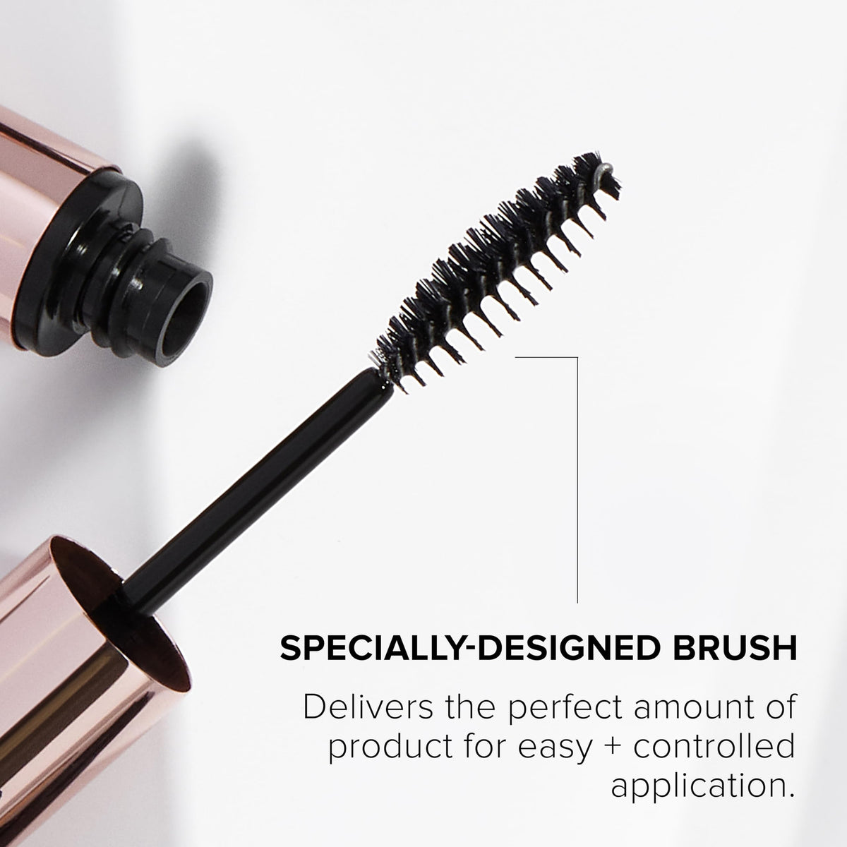 Anastasia Beverly Hills gel next to hand illustrating compact size and travel benefit