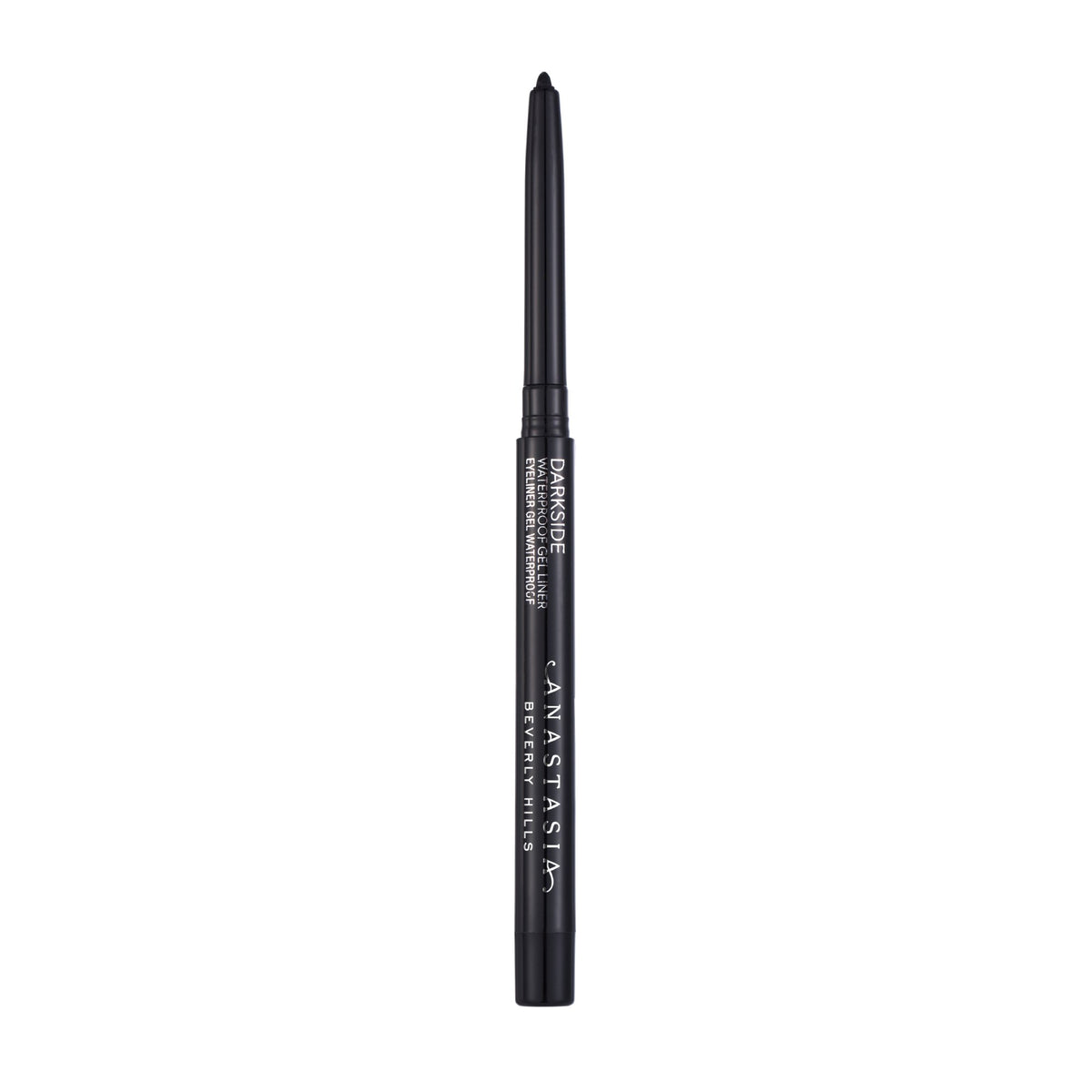 Anastasia Beverly Hills Darkside front packaging showing matte black pencil and brand